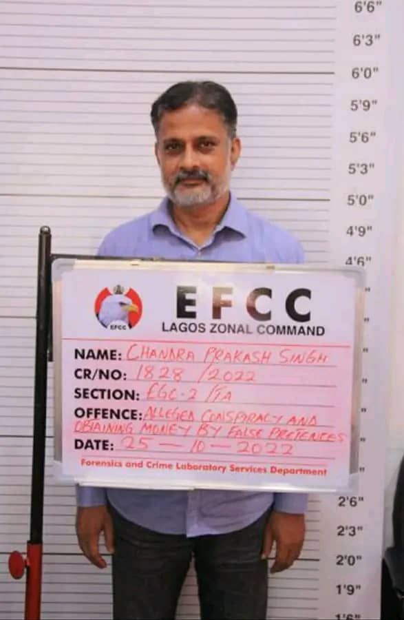 EFCC Arraigns Indian For Alleged N816.3M Fraud In Lagos