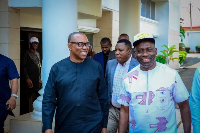 Soludo Meets Peter Obi, Says He Wants To Make Heaven