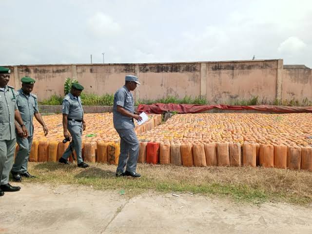 Customs seizes 33,390 liters of petrol on Badagry creeks