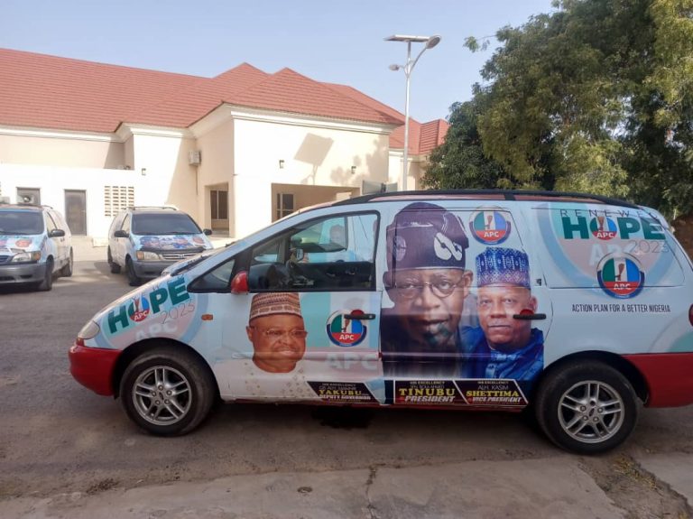 Katsina State’s deputy governor donates 7 vehicles to Tinubu campaign council