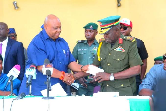 Stability of Nigeria rest on sacrifices of armed forces - Gov. Adeleke