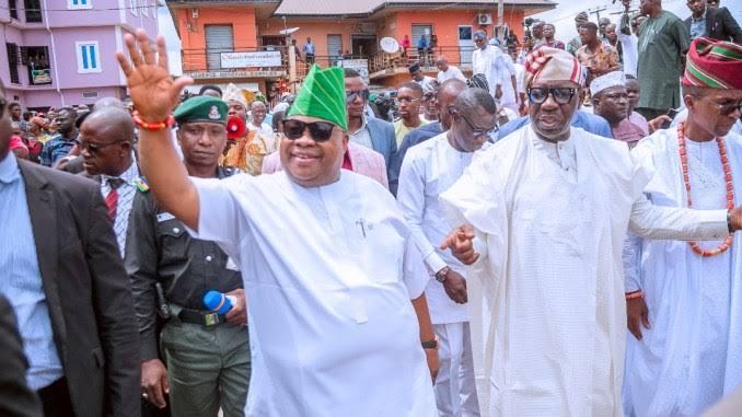 Ilesa Road Project Commissioning: Adeleke, lie are Siamese twins as Osun APC accuses governor