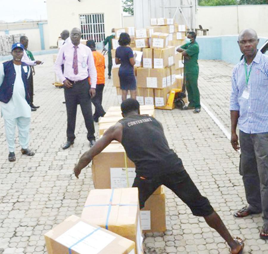 By-election: INEC takes delivery of sensitive materials from CBN in Lagos